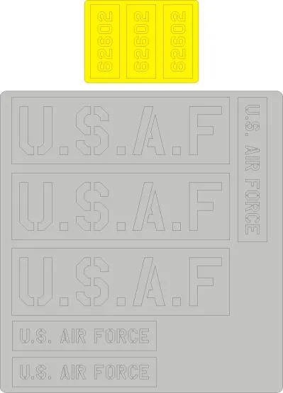 L-19/O-1 Bird Dog USAF marking masks 1:32