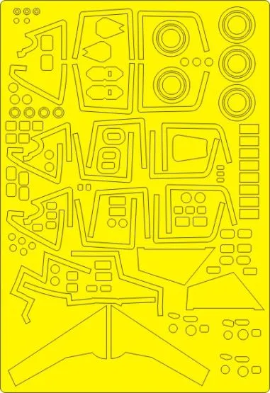 Su-30SM ADVANCED mask for Kitty Hawk 1:48