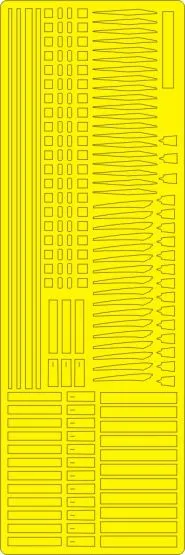 F-16 EXHAUST NOZZLES mask for Academy 1:32