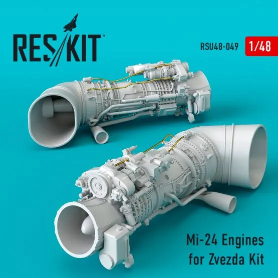 Mi-24 Engines for Zvezda 1:48