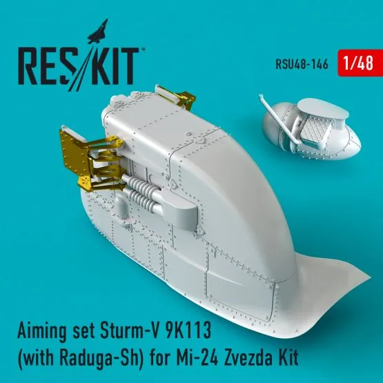 Mi-24 ​​​​​​​Aiming set Sturm-V 9K113 for Zvezda 1:48