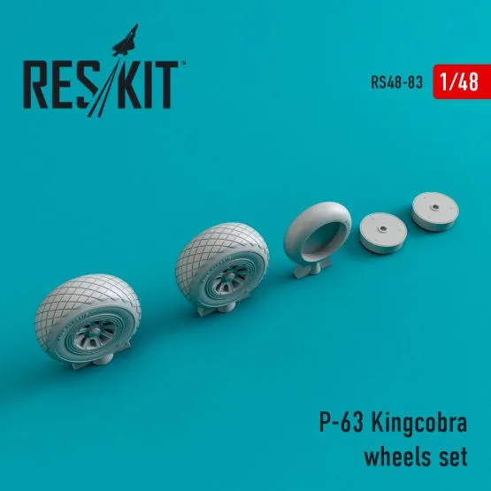 P-63 Kingcobra wheels set 1:48