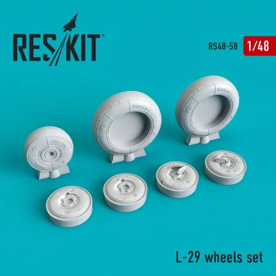 L-29 wheels set 1:48