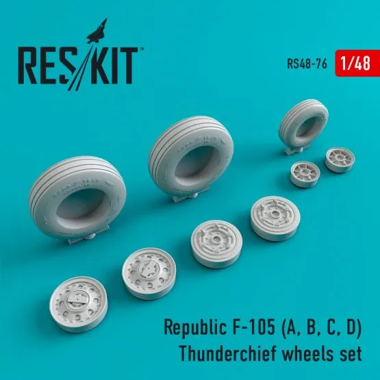 F-105 (A, B, C, D) Thunderchief wheels set 1:48