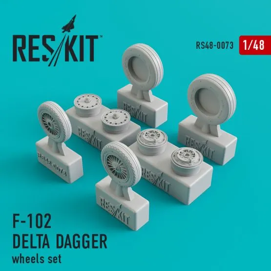 F-102 Delta Dagger wheels set 1:48