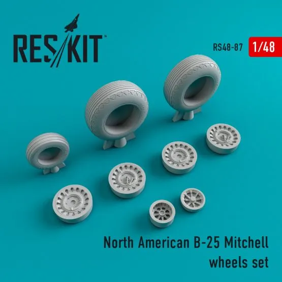 B-25 Mitchell wheels set 1:48