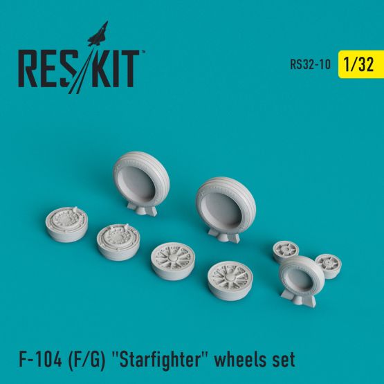 F-104 (F/G) "Starfighter" wheels set 1:32