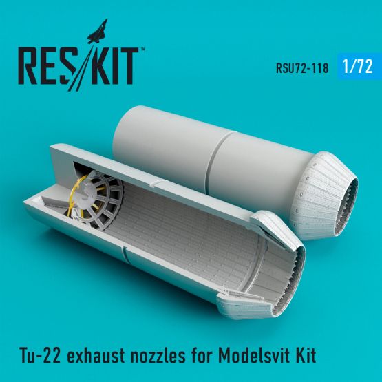 Tu-22 exhaust nozzles for Modelsvit 1:72