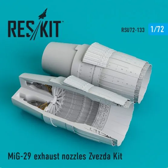 MiG-29 exhaust nozzles Zvezda 1:72