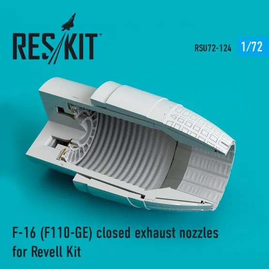F-16 closed exhaust nozzles for Revell 1:72