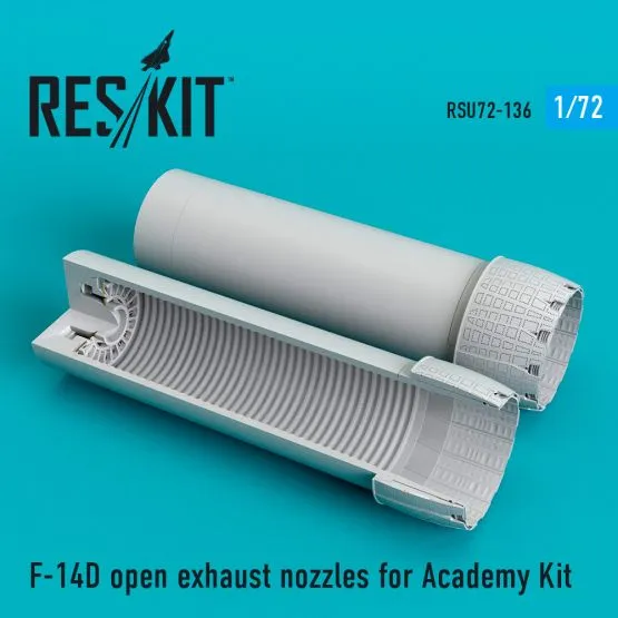 F-14D open exhaust nozzles for Academy 1:72