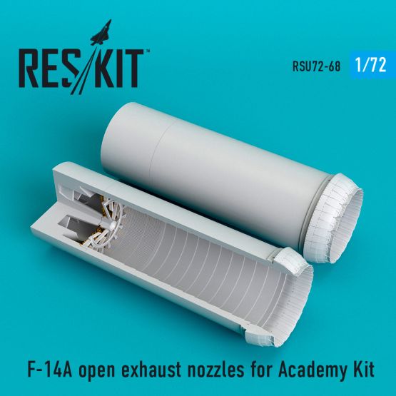 F-14A open exhaust nozzles for Academy 1:72