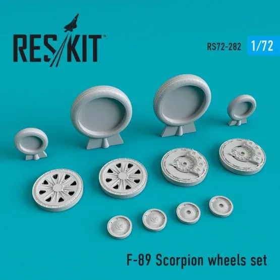 F-89 Scorpion wheels 1:72