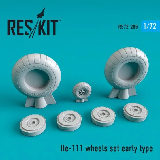 He 111 wheels set early type 1:72