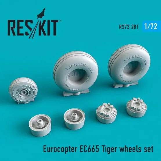 EC 665 Tiger wheels 1:72