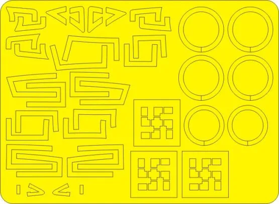 Me 262 B-1/U-1 mask for Revell 1:32