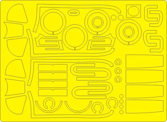 P-51D-5NA Mustang EXPERT mask for Revell 1:48