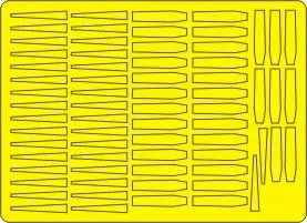 Su-27UB EXHAUST NOZZLES (close) mask for G.W.H. 1:48