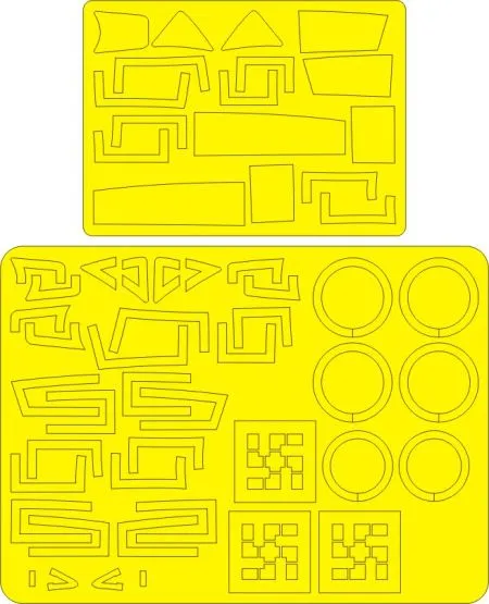 Me 262 B-1/U-1 EXPERT mask for Revell 1:32