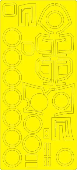 He 219 A-7 Uhu mask for Revell 1:32