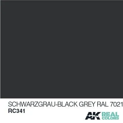 Schwarzgrau-Black grey RAL 7021 10ml