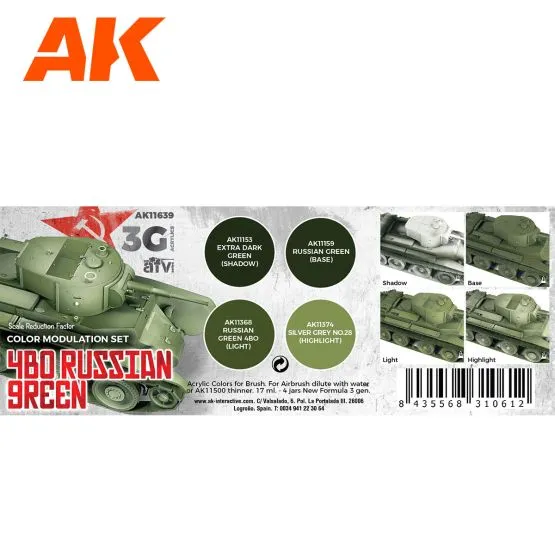 Russian Green 4BO Modulation set (3G)