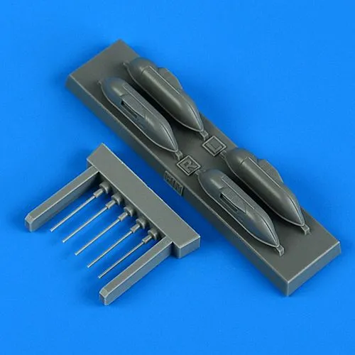 Bf 109G-6/R6 cannon pods (Fine Molds) 1:72