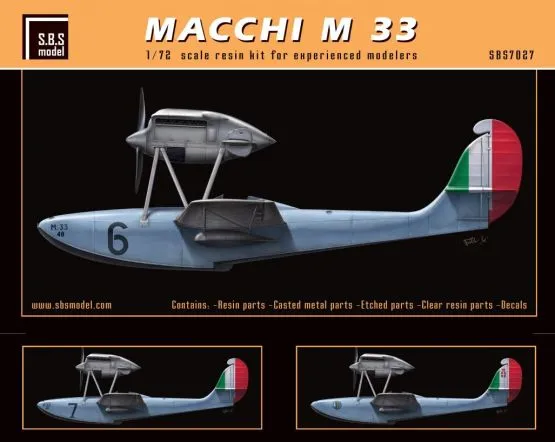 Macchi M 33 Schneider Trophy 1:72