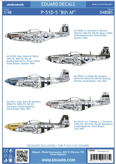 P-51D-5 "8th AF" 1:48