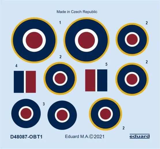 Tempest Mk. II roundels 1:48