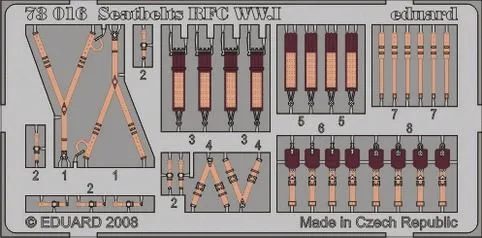 Seatbelts RFC WWI 1:72