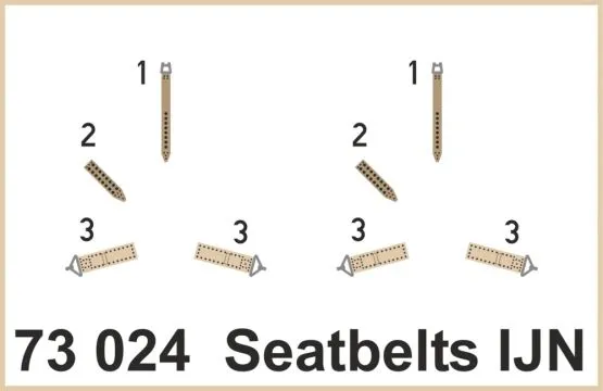 Seatbelts IJN SUPERFABRIC 1:72