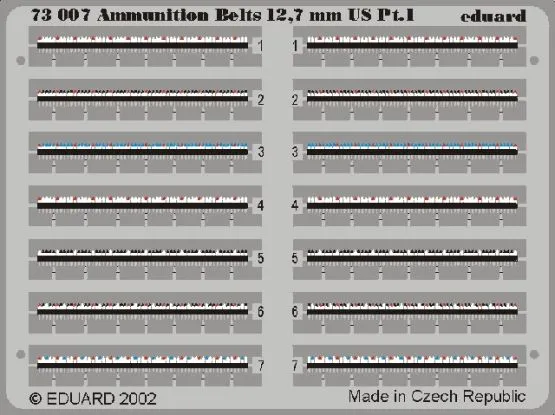 Ammunition Belts US Cal.0.50 1:72