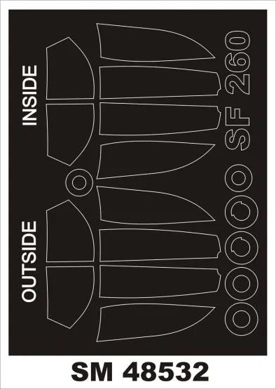 SF-260 mask for KP 1:48