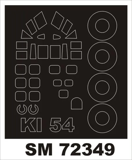 Ki-54 mask for Special Hobby 1:72