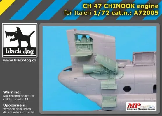 Ch-47 Chinnok engine 1:72