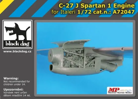 C-27 J Spartan 1 engine 1:72