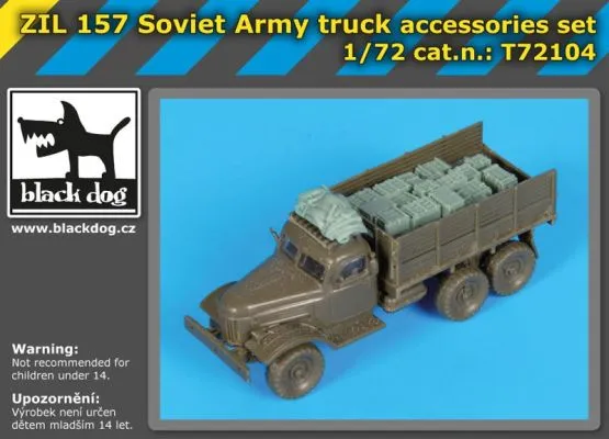 Soviet Army truck accessories set 1:72