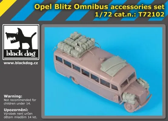 Opel Blitz Omnibus accessories set 1:72
