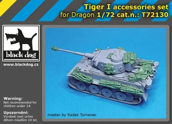 Tiger I accesssories set 1:72