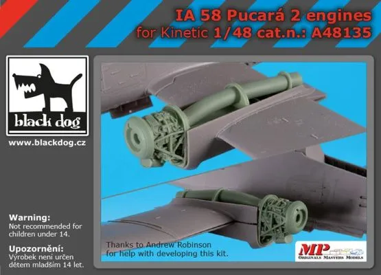 IA 58 Pucará 2 engines 1:48