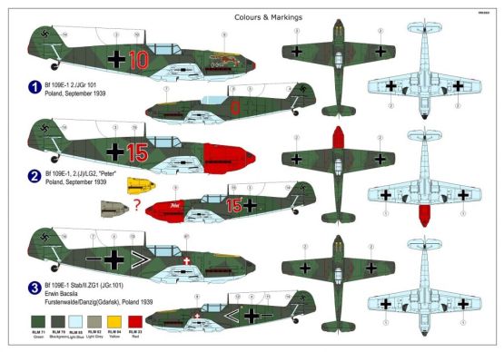 Bf 109E-1 - Polish Campaign 1:72