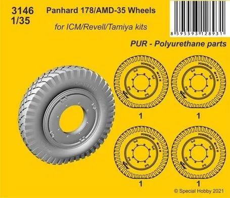 Panhard 178/AMD-35 Wheels 1:35 Panhard 178/AMD-35 Wheels 1:35