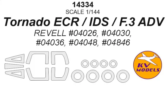 Tornado ECR / IDS / F.3 ADV mask for Revell 1:144 Tornado ECR / IDS / F.3 ADV mask for Revell 1:144
