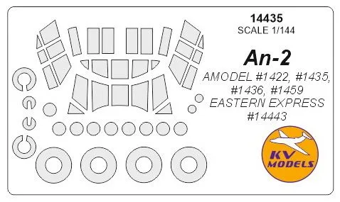 An-2 mask for Amodel 1:144