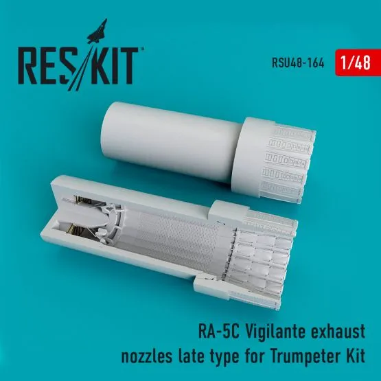 RA-5C Vigilante exhaust nozzles (late) for Trumpeter 1:48