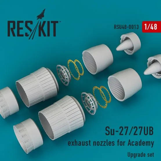 Su-27/27UB exhaust nozzles for Academy 1:48 Su-27/27UB exhaust nozzles for Academy 1:48