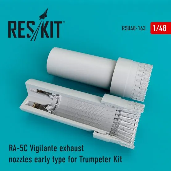 RA-5C Vigilante exhaust nozzles (early) for Trumpeter 1:48