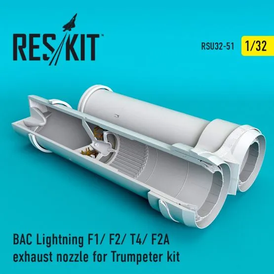 BAC Lightning F1, F2 exhaust nozzle for Trumpeter 1:32