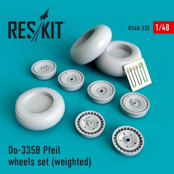 Do 335В Pfeil wheels set (weighted) 1:48
